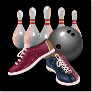 Bowling Posters and Art